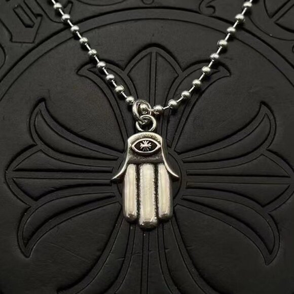 Crosin Hand Of Fatima Necklace - Picture 2 of 5